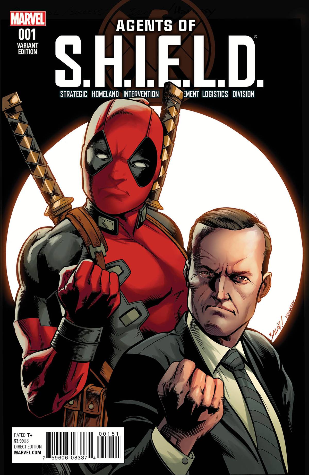 Image Agents Of SHIELD Vol 1 1 Deadpool Variantjpg Marvel