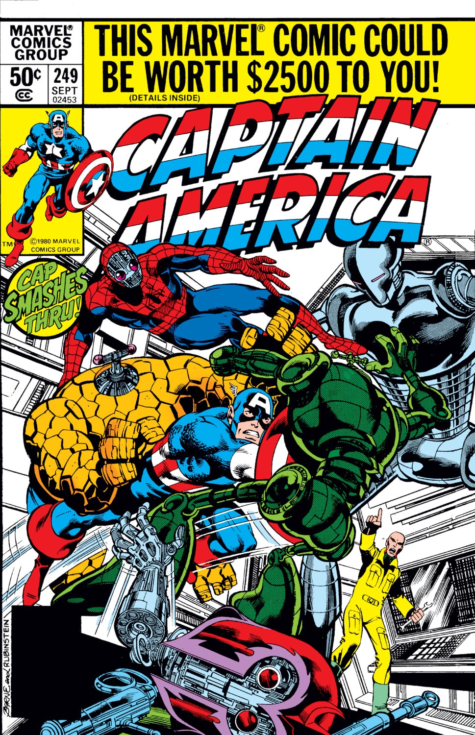 Resultado de imagem para Captain America (1968) n° 249 /1980