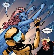Laurie Tromette (Earth-616) and Jennifer Takeda (Earth-616) from Avengers Academy Vol 1 31
