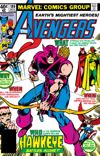Avengers Vol 1 189 Marvel Database Fandom