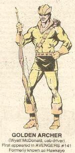 Golden Archer Marvel Database Fandom