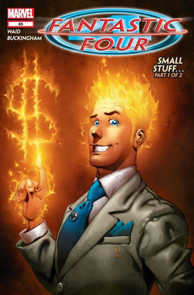 Image result for fantastic four jhony storm mike wieringo cover