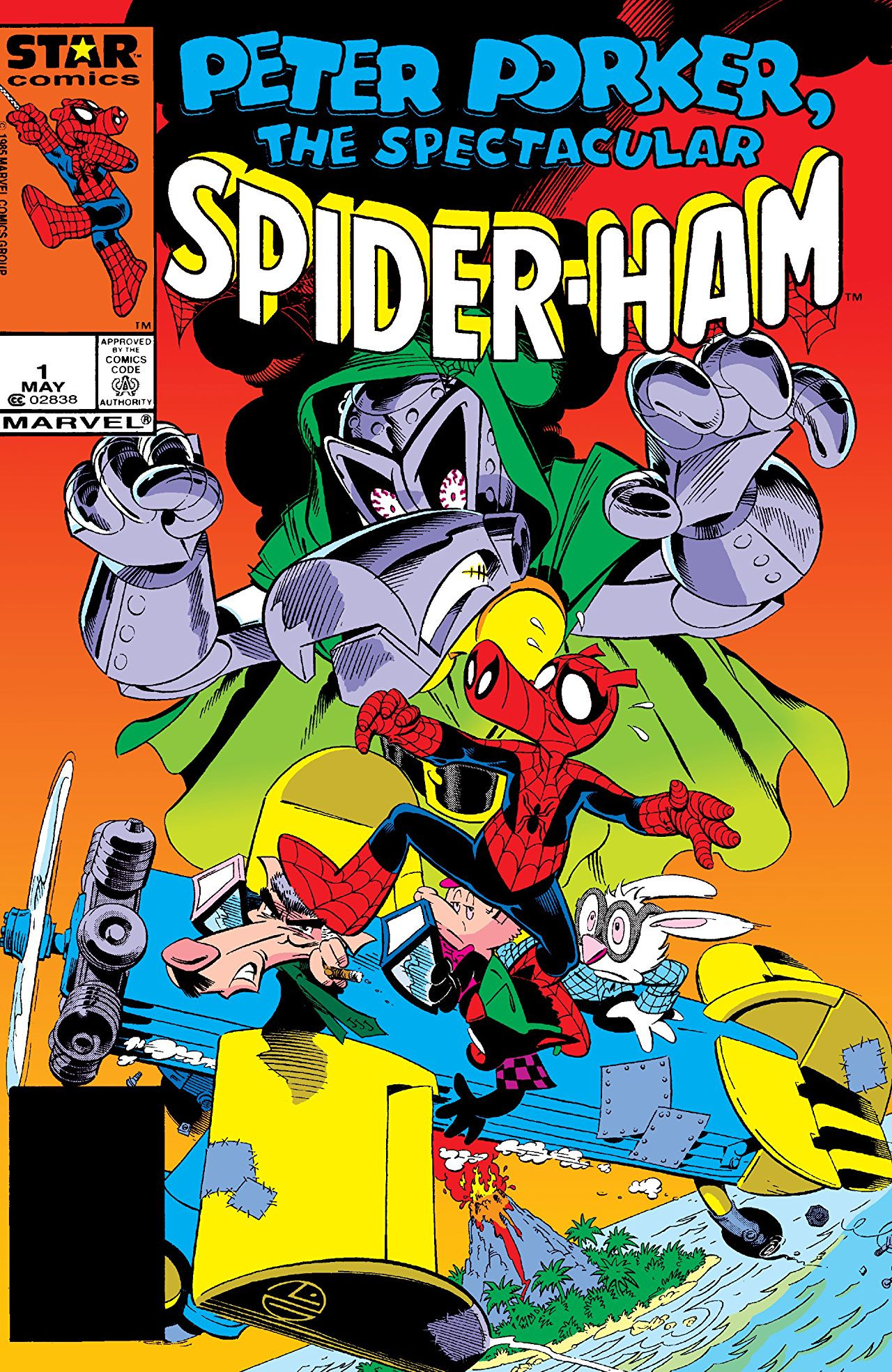 Peter Porker, The Spectacular Spider-Ham Vol 1 1 | Marvel Database