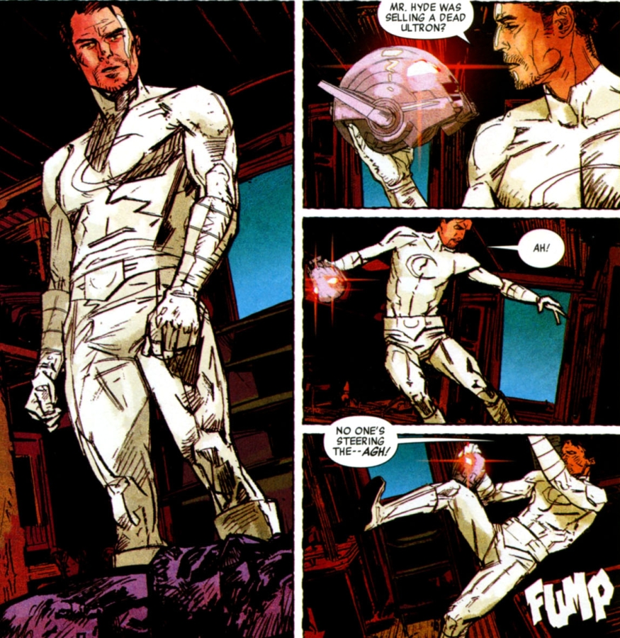 Image Ultron (Earth616) head Marc Spector (Earth616) Moon Knight