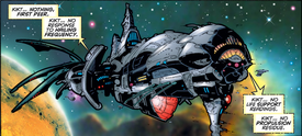Phalanx Cruiser from Uncanny X-Men Vol 1 343