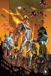 Human Torch, Light Brigade, Annihilus
