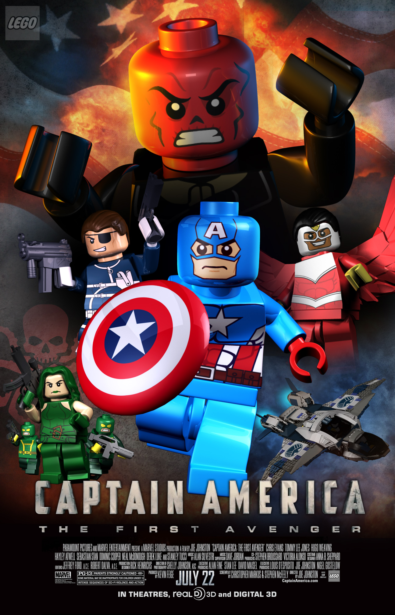 Lego Capitan America El Origen del Primer Vengador Lego Capitan America El Origen del Primer Vengador