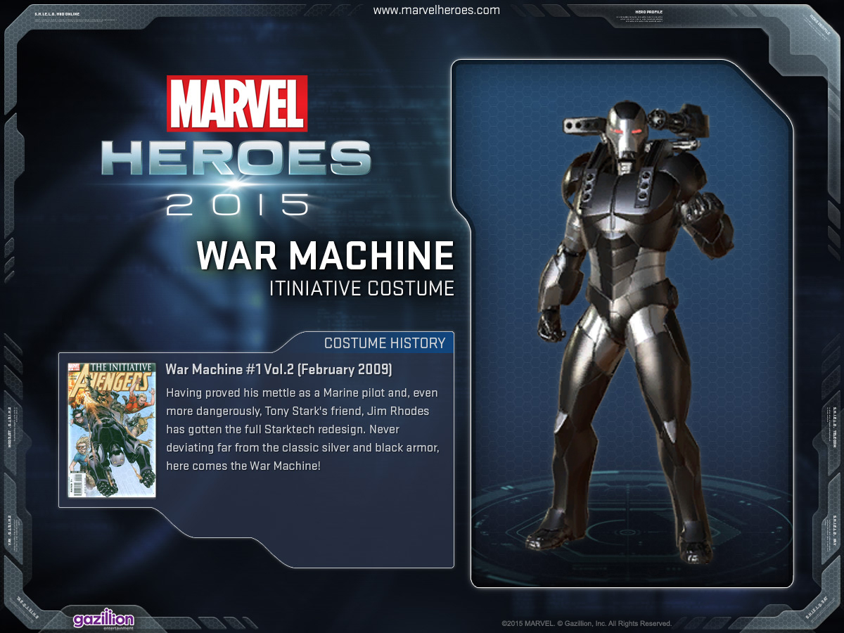 War Machinecostumes Marvel Heroes Wiki Fandom