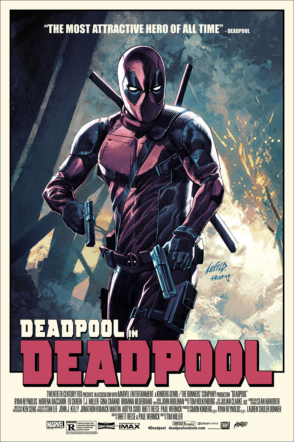 Image Deadpool  Mondo Poster 2 jpg Marvel Movies 