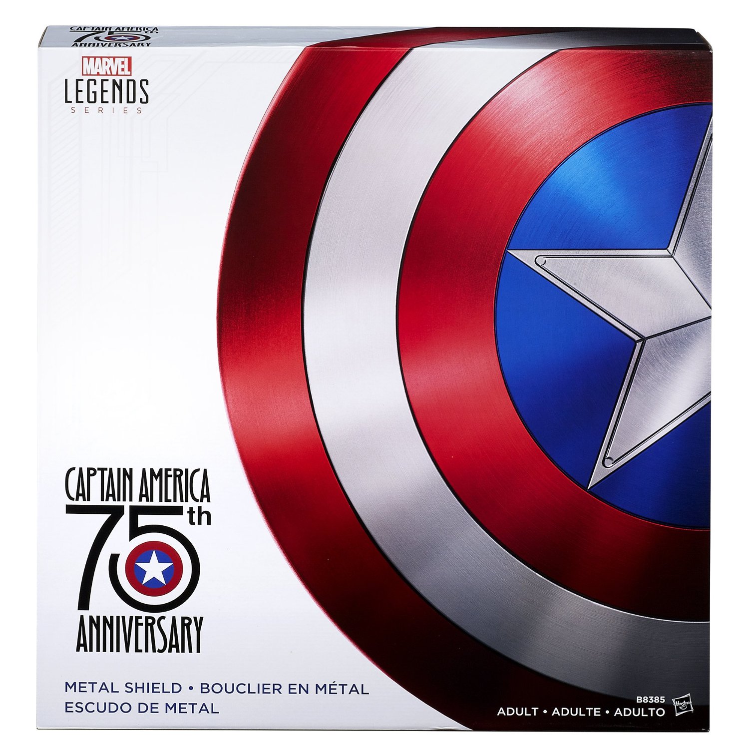 Image - Marvel Legends Captain America 75th anniversary Metal Shield ...