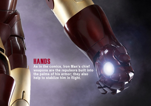 iron man mark 42 glove pepakura