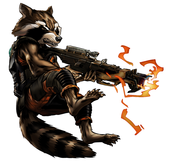 rocket racoon blaster