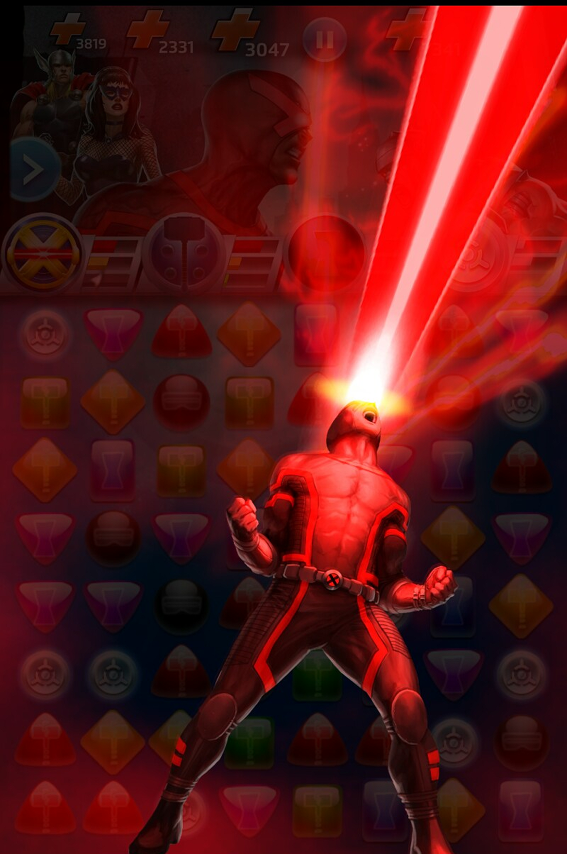 Image - Cyclops (Uncanny X-Men) Full Blast.png | Marvel Puzzle Quest