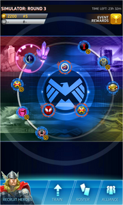 The Simulator Event Screen Round 3