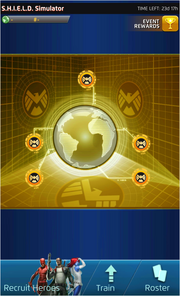 SHIELD Versus IX Event Screen