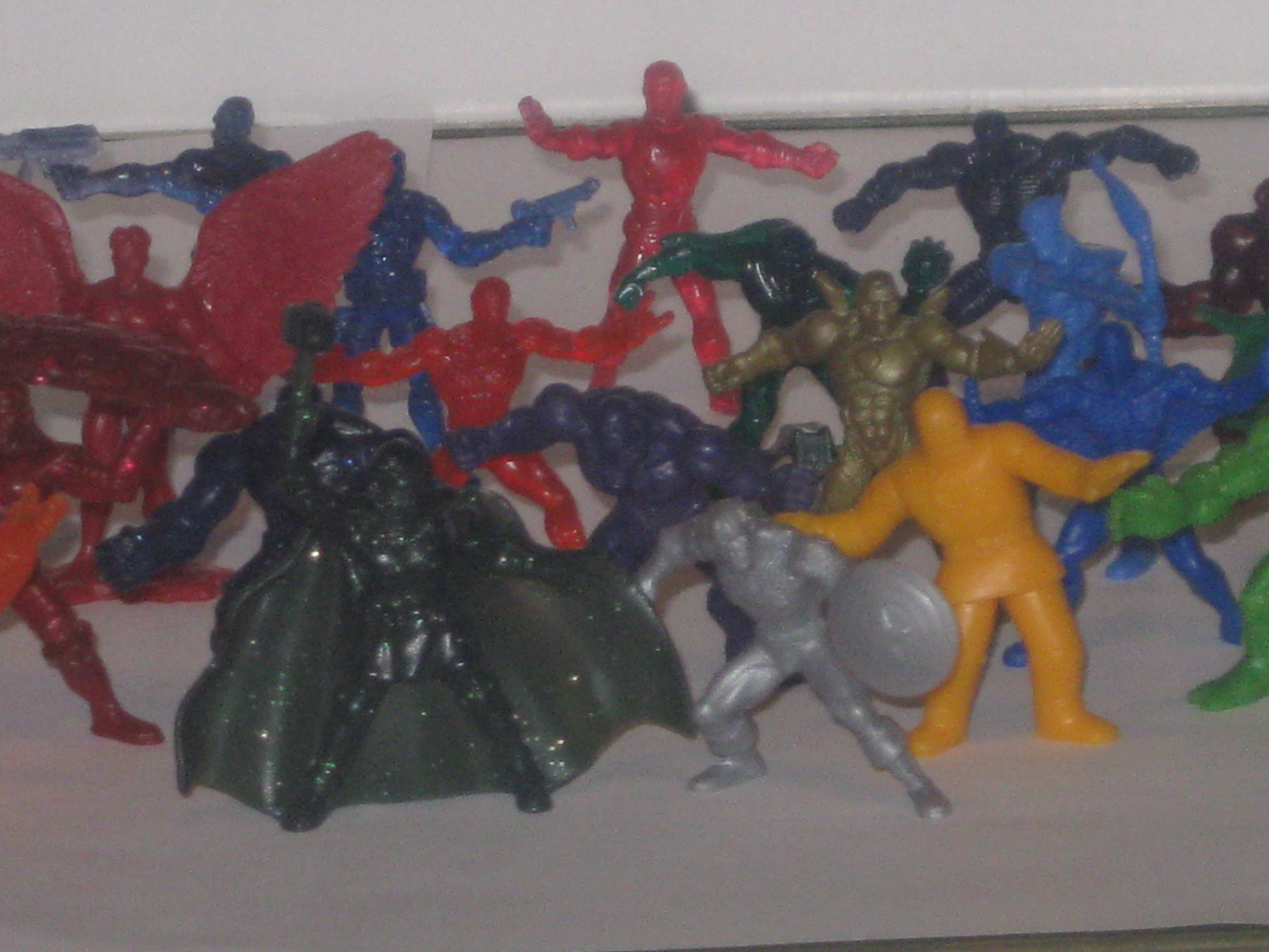 Hasbro Marvel Handful of Heroes Wave 1 Nightcrawler X-Men Glitter Dark Gray