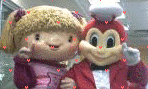 Elizabeth and Jollibee(JOLLIBEE MASCOTS)