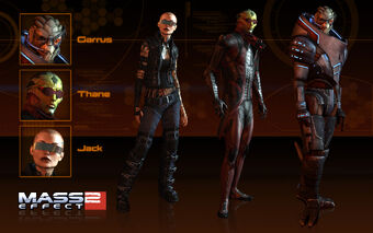 Mass effect 2 squad outfits for men