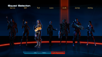 Mass effect 2 squad outfits for men