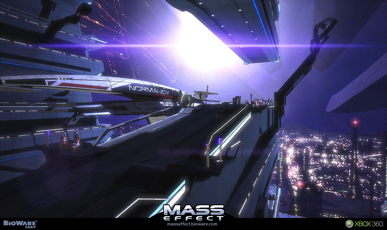 Bild Normandy Landeanflug Auf Die Citadel Mass Effect Wiki Fandom Powered By Wikia 