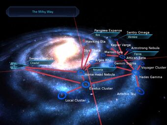 mass effect galaxy map Milky Way Mass Effect Wiki Fandom mass effect galaxy map