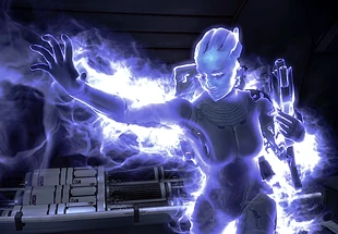 Liara using singularity