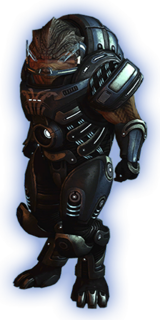Изображение Me2 Grunt Alt Outfitpng Mass Effect Wiki Fandom 