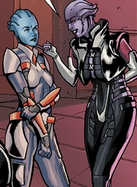 Liara meets Aria