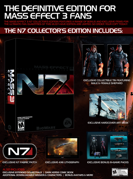 Mass Effect 3 N7 Collector S Edition Mass Effect Wiki