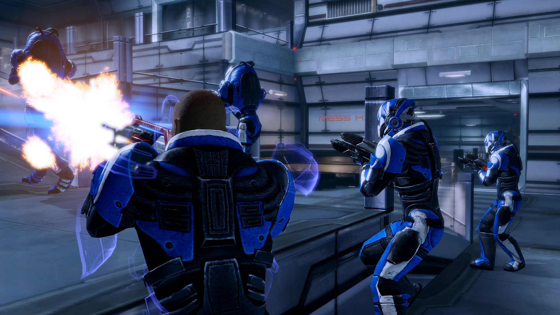 Синяя ария. Mass Effect синяя. Mass Effect синие светила. Mass Effect 3 солдат Альянса. Mass Effect Blue Suns.