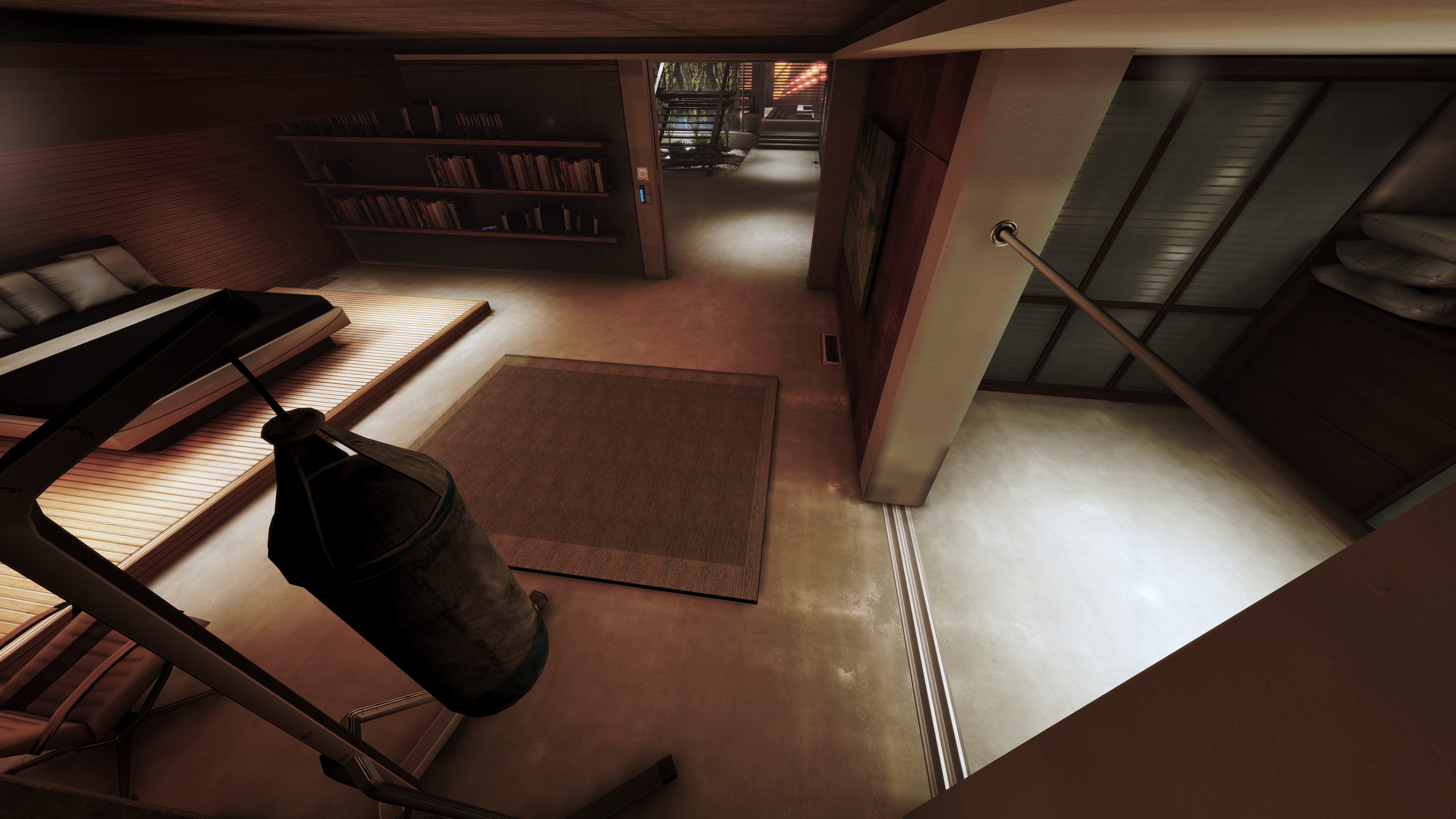 Personal Apartment Mass Effect Wiki Fandom Ed By Wikia Me3 Personal Apartment Exercise Room