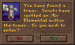 Encounter Tower Dialog