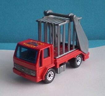 matchbox ford cargo skip truck