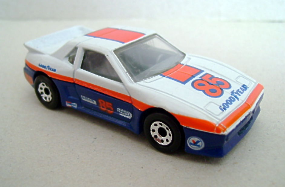 matchbox pontiac fiero 1985