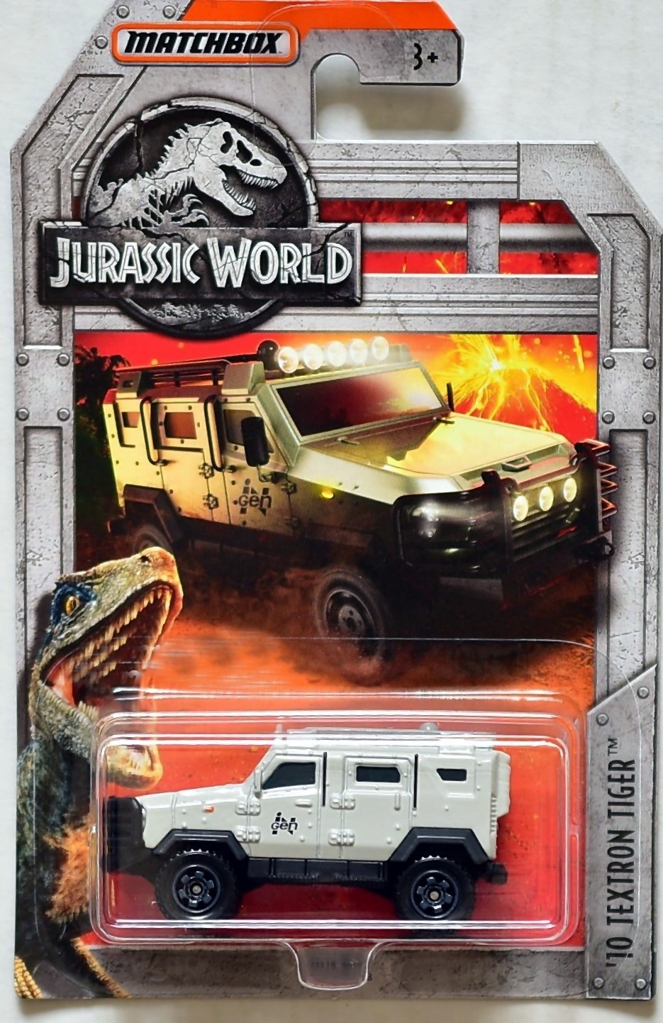 jurassic world matchbox cars