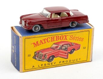 matchbox mercedes 220se