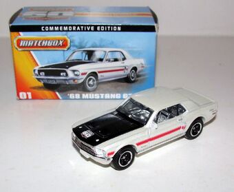 matchbox ford mustang gt cs 1968