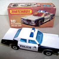 matchbox plymouth gran fury police car