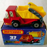 matchbox 37 skip truck