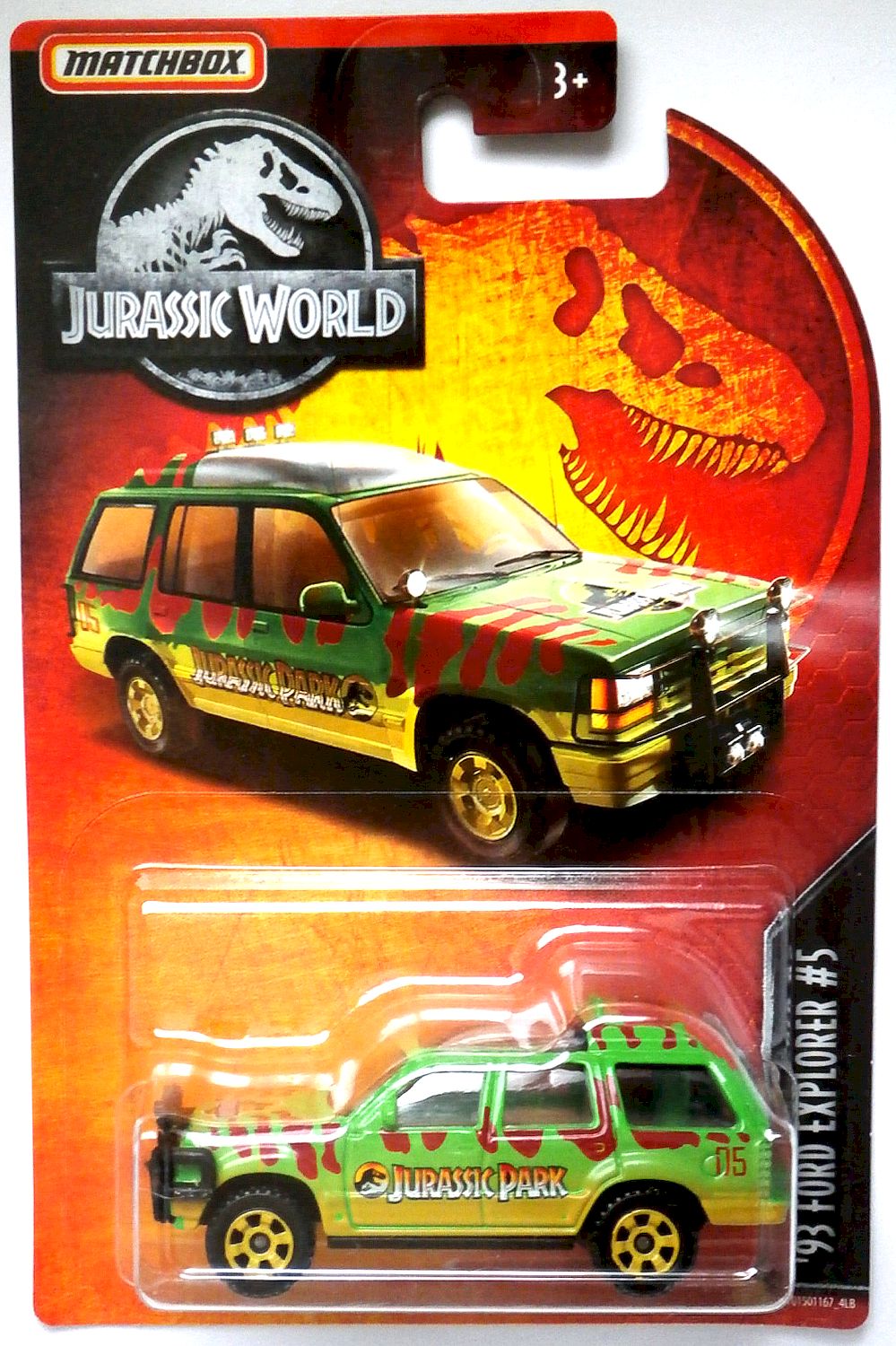 matchbox jurassic world