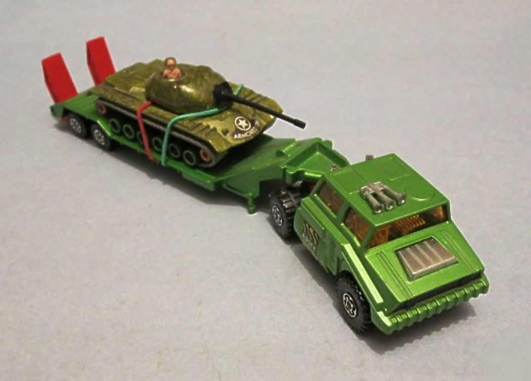 matchbox tank transporter