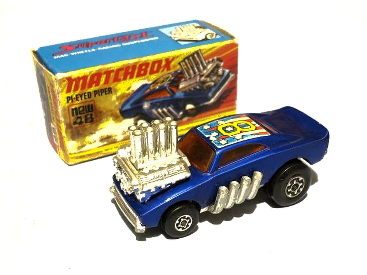 Matchbox Superfast N°48 Pi-Eyed Piper - Voiture Ancienne échelle 1:64 (fabriquée En France)