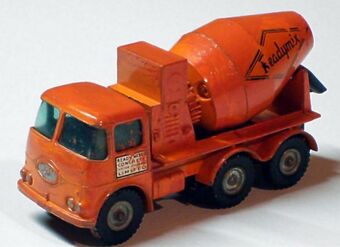 matchbox ready mix concrete truck