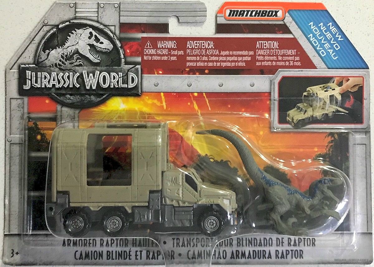 matchbox cars jurassic park