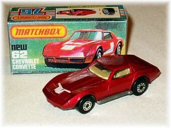 corvette matchbox car