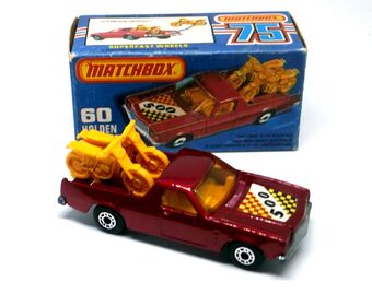 holden matchbox cars