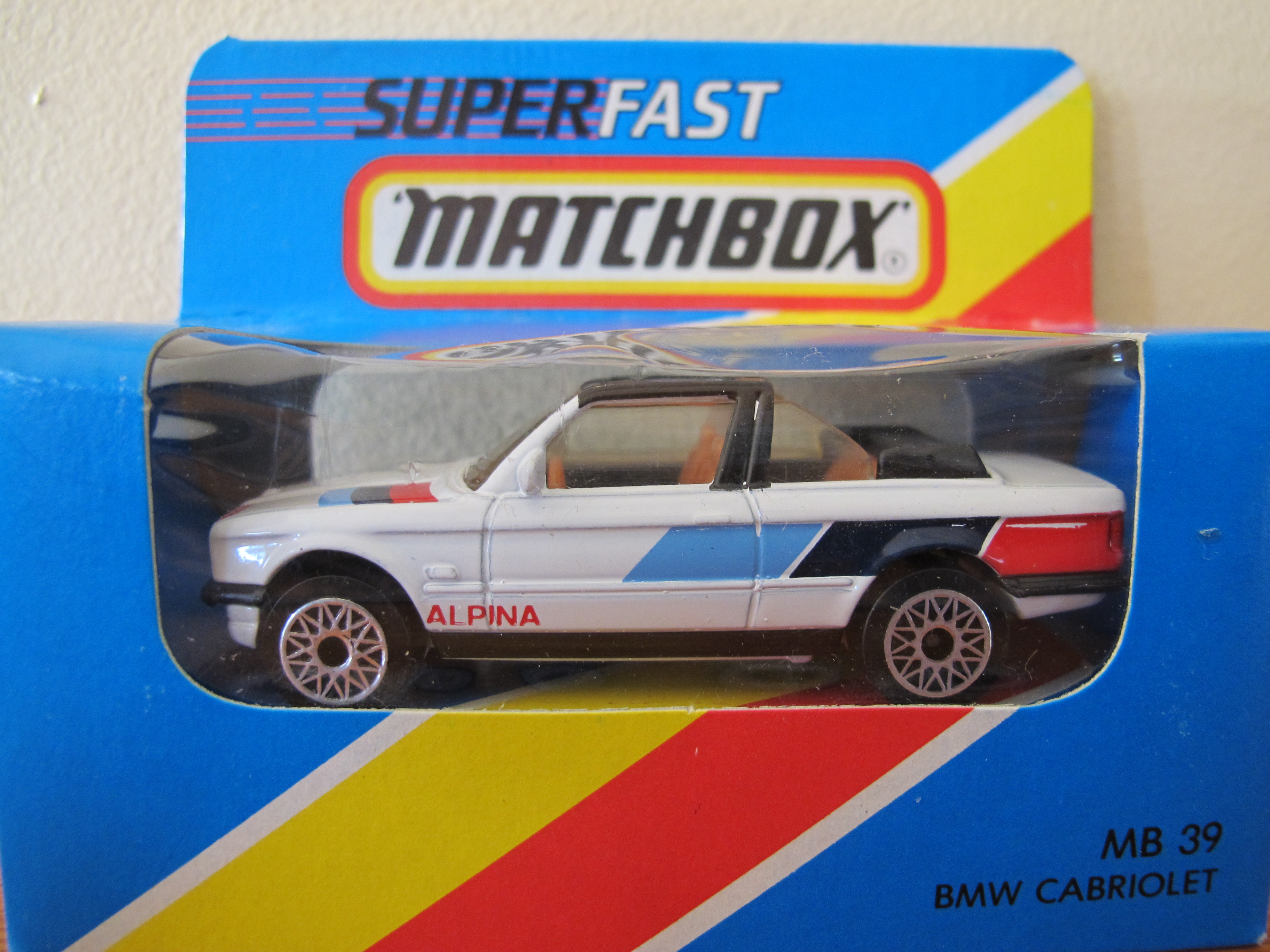 matchbox bmw 323i cabriolet 1985