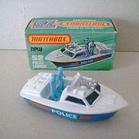 matchbox police boat