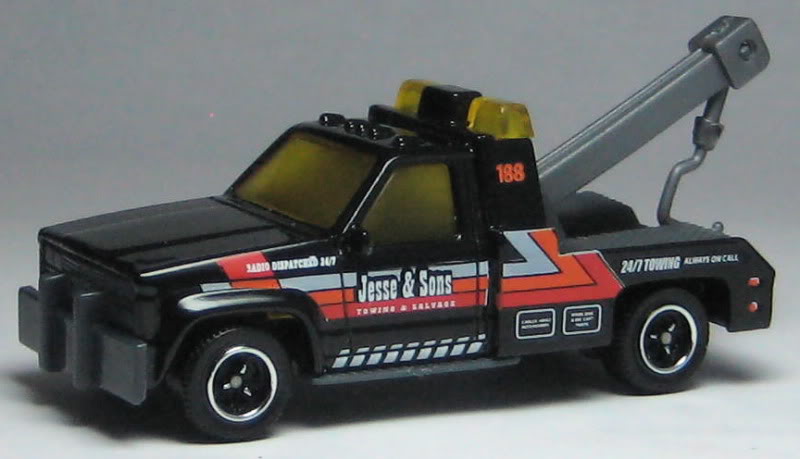 matchbox tow truck toy vehicles