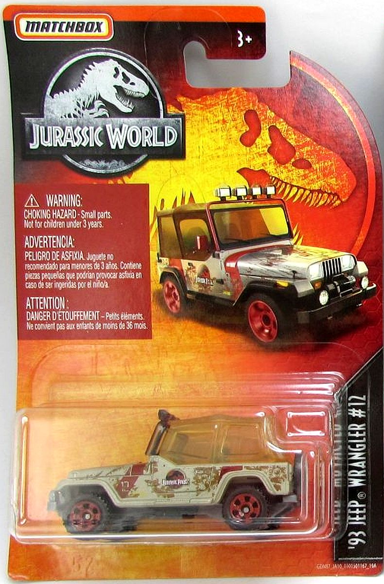 matchbox jurassic world 2019